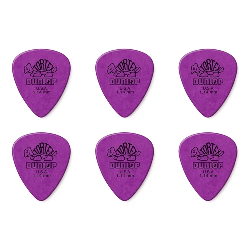 Dunlop - 418R114 Tortex Standard 6 db, szemből