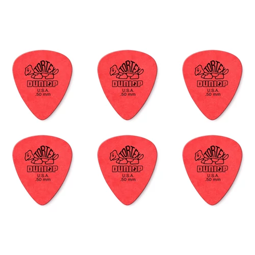 Dunlop - 418R50 Tortex Standard 6 db, szemből