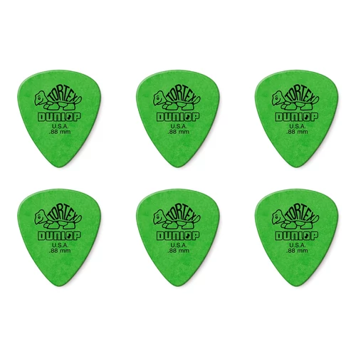 Dunlop - 418R88 Tortex Standard 6 db, szemből