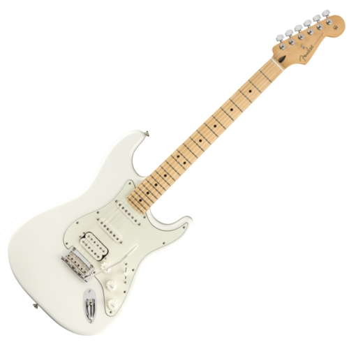 Fender - PLAYER STRATOCASTER HSS MN POLAR WHITE 6 húros elektromos gitár ajándék félkemény tok