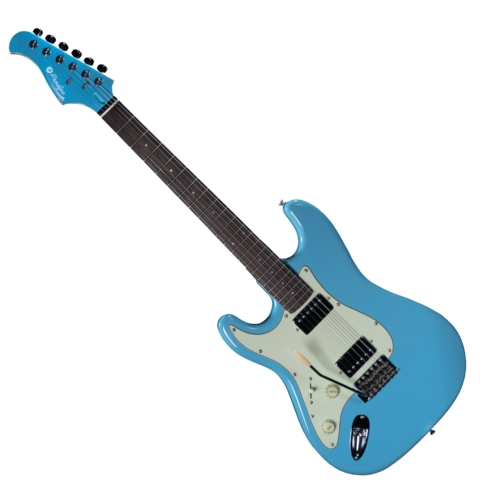 Prodipe - ST2H LH RA Sonic Blue 6 húros balkezes elektromos gitár ajándék puhatok
