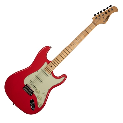 Prodipe - ST80 MA Fiesta Red elektromos gitár ajándék puhatok