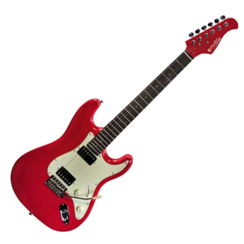 Prodipe - ST2H RA Fiesta Red 6 húros elektromos gitár ajándék puhatok