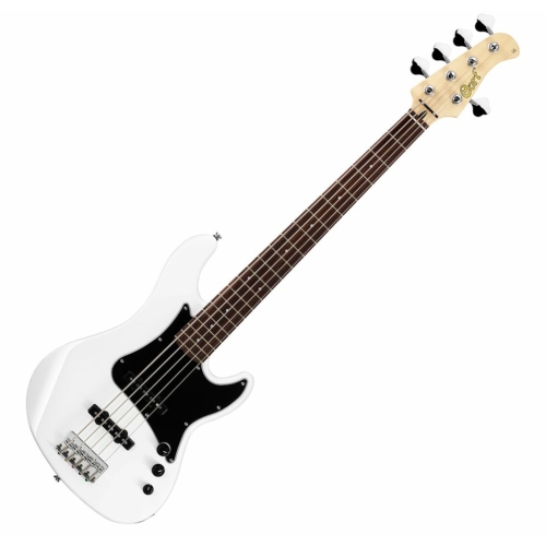 Cort - GB55JJ-OW 5 húros elektromos basszusgitár fehér