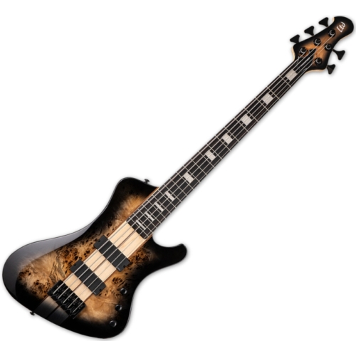 LTD - STREAM-1005 BLACK NATURAL BURST 5 húros elektromos basszusgitár ajándék félkemény tok