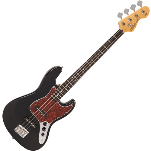 Vintage - V49BLK Coaster 4 húros basszusgitár, fekete