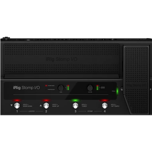 Ik Multimedia - iRig Stomp I/O, szemből