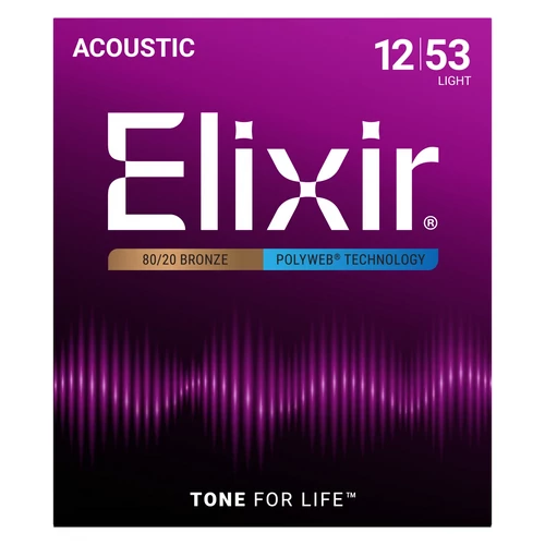 Elixir - 010 - 047 Extra Light Akusztikus gitárhúr