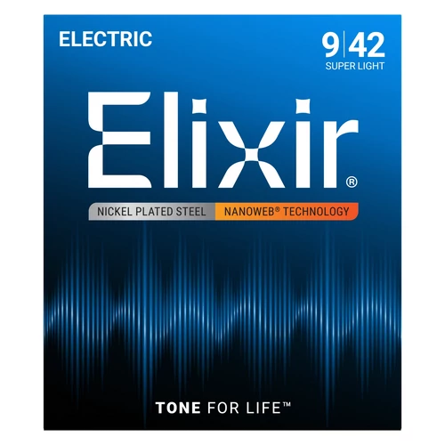 Elixir - 009 - 042 Super Light Elektromos gitárhúr