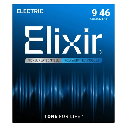 Elixir - PolyWeb (12025) 9-46 Custom Light elektromos húrkészlet