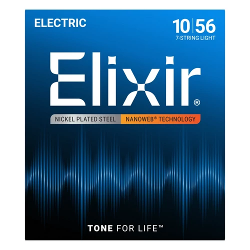 Elixir - 010 - 056 Light 7 húros elektromos gitárhúr készlet