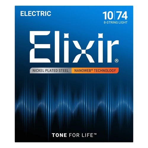 Elixir - 010 - 074 Light 8 húros elektromos gitárhúr készlet