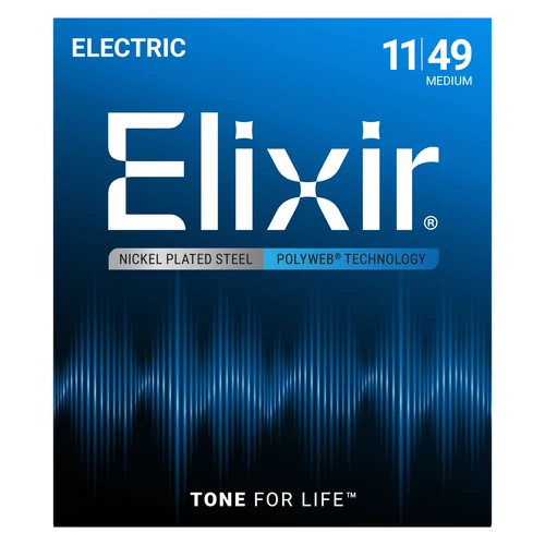 Elixir - PolyWeb (12100) 11-49 Medium elektromos húrkészlet