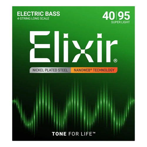 Elixir - 40 - 95 Super Light basszusgitár húr