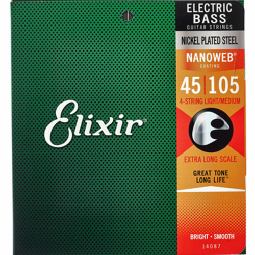 Elixir - 45 - 105 X-Long Scale Medium basszusgitár húr