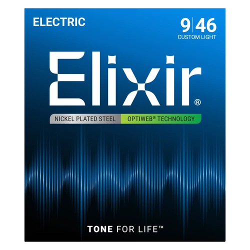 Elixir - OPTIWEB Coating Custom Light 9-46 elektromos gitárhúr