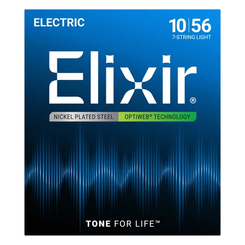 Elixir - OPTIWEB Coating Light 10-56 7-húros elektromos gitárhúr