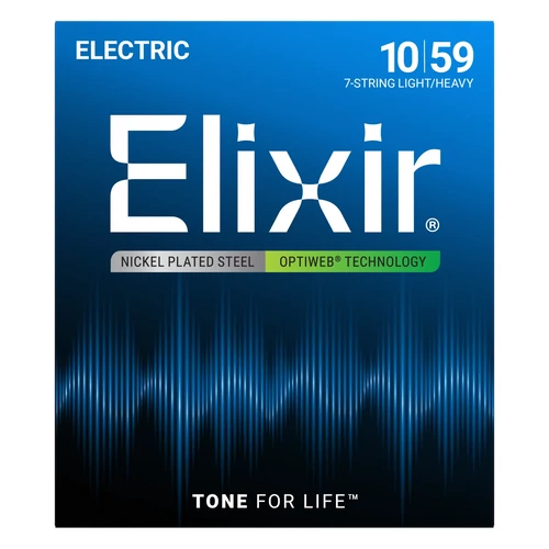 Elixir - OPTIWEB Coating Light/Heavy 10-59 7-húros elektromos gitárhúr