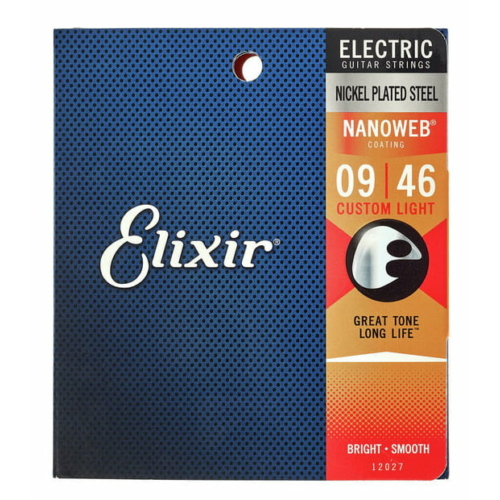 Elixir - 009 - 046 Custom Light Elektromos gitárhúr