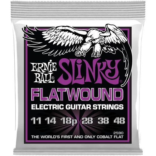 Ernie Ball - Flatwound 11-48 Elektromos Gitárhúr készlet