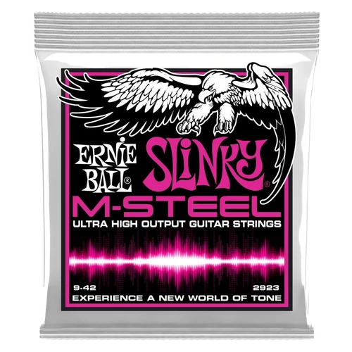 Ernie Ball - M-Steel Super Slinky 9-42 Elektromos Gitárhúr készlet