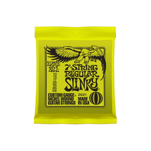 Ernie Ball - 7-string Nickel Wound Regular Slinky 10-56 Elektromos Gitárhúr készlet 7-húros