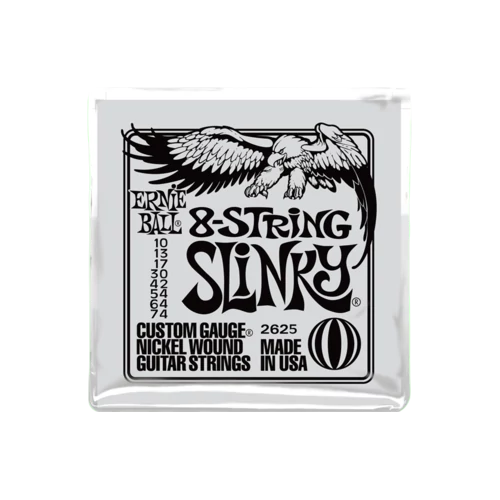 Ernie Ball - 8-string Nickel Wound Slinky 10-74 Elektromos Gitárhúr készlet 8-húros