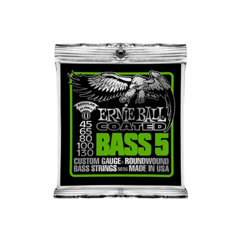 Ernie Ball - Coated 5 String Slinky Bass 45-130 Basszusgitárhúr készlet 5-húros