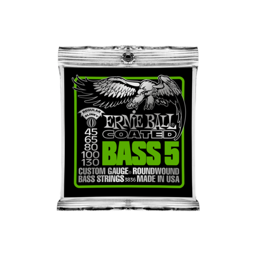 Ernie Ball - Coated 5 String Slinky Bass 45-130 Basszusgitárhúr készlet 5-húros