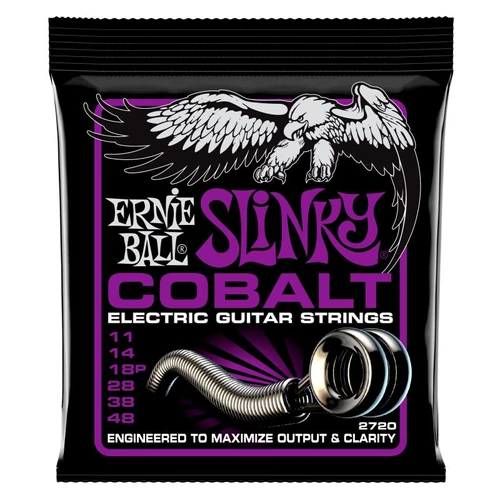 Ernie Ball - Cobalt Power Slinky 11-48 Elektromos Gitárhúr készlet