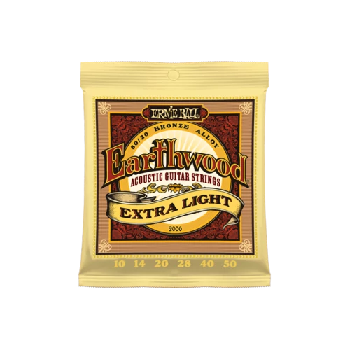 Ernie Ball - Earthwood Bronze Extra Light 10-50 Akusztikus Gitárhúr készlet