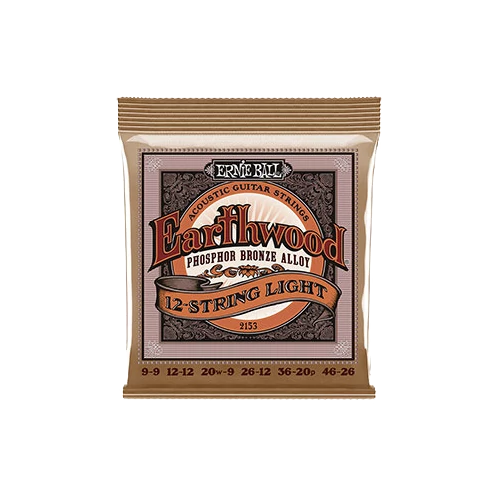 Ernie Ball - Earthwood Phosphor Bronze 12 String Light 11-52 Akusztikus Gitárhúr készlet 12-húros