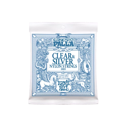 Ernie Ball - Ernesto Palla Classical Clear&amp;Silver 28-42 Klasszikus Gitárhúr készlet