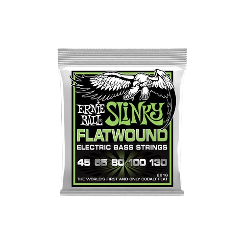 Ernie Ball - Flatwound 5 String Regular Slinky Bass 45-130 Basszusgitárhúr készlet 5-húros