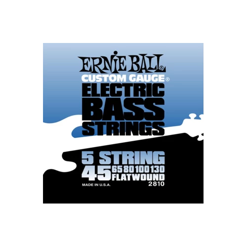 Ernie Ball - Flatwound Bass 5 String 45-130 Basszusgitárhúr készlet 5-húros