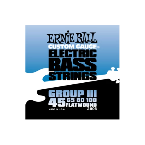 Ernie Ball - Flatwound Bass Group III 45-100 Basszusgitárhúr készlet