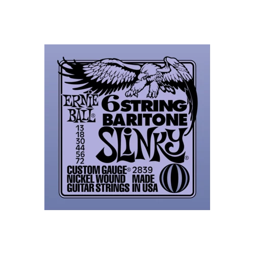 Ernie Ball - Nickel Wound Bariton Slinky 13-72 Elektromos Gitárhúr készlet