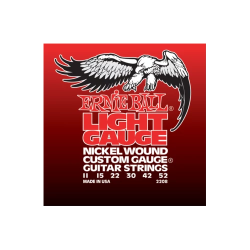 Ernie Ball - Nickel Wound Light Wound G 11-52 Elektromos Gitárhúr készlet