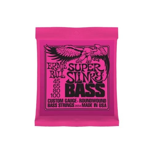 Ernie Ball - Nickel Wound Super Slinky Bass 45-100 Elektromos Basszusgitárhúr készlet