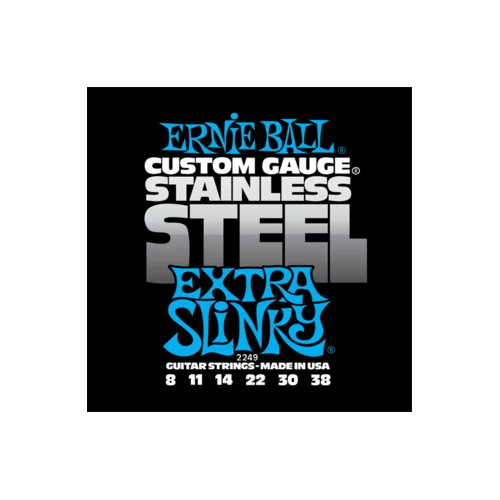 Ernie Ball - Stainless Steel Extra Slinky 8-38 Elektromos Gitárhúr készlet