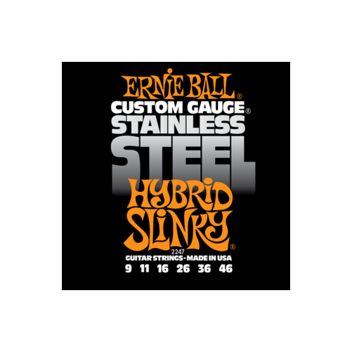 Ernie Ball - Stainless Steel Hybrid Slinky 9-46 Elektromos Gitárhúr készlet