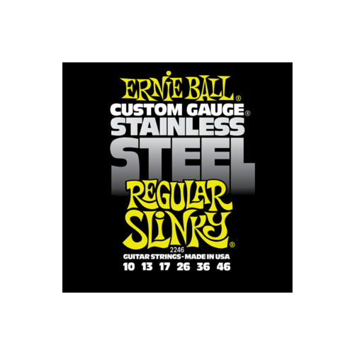 Ernie Ball - Stainless Steel Regular Slinky 10-46 Elektromos Gitárhúr készlet