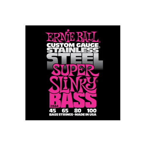 Ernie Ball - Stainless Steel Super Slinky Bass 45-100 Basszusgitárhúr készlet
