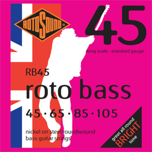 Rotosound - RB45 Basszusgitár húrkészlet nikkel 45 - 105