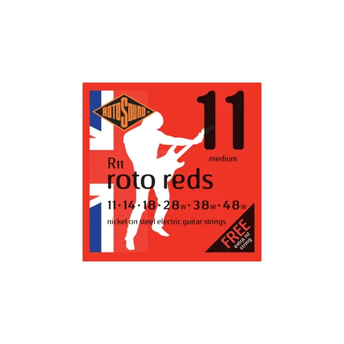 Rotosound - R11 Roto Reds medium elektromos gitárhúr készlet 11-48