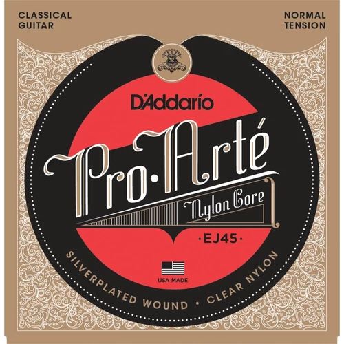 D'Addario EJ45 Pro-Arté Nylon Normal Tension klasszikus gitárhúr