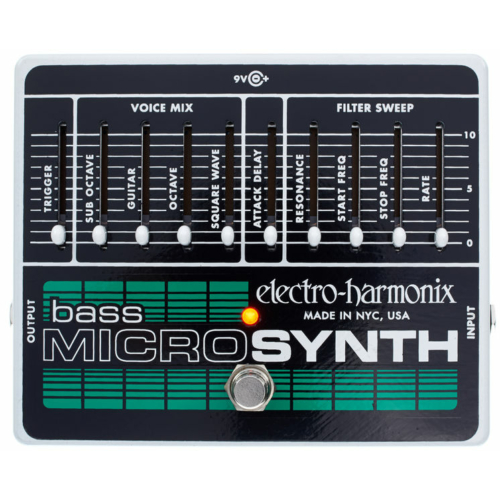 Electro Harmonix - Bass Micro Synthesizer Analóg effektpedál basszusgitárhoz
