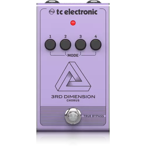 TC Electronic - 3RD Dimension Chorus effekt pedál, szemből