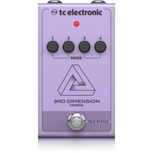 TC Electronic - 3RD Dimension Chorus effekt pedál, szemből