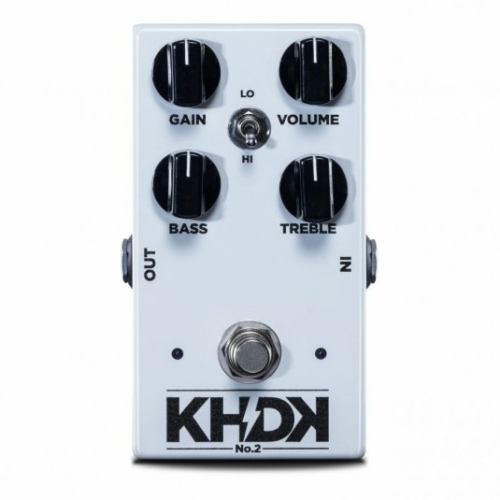 KHDK - No.2 clean boost torzitópedál gitárhoz, szemből